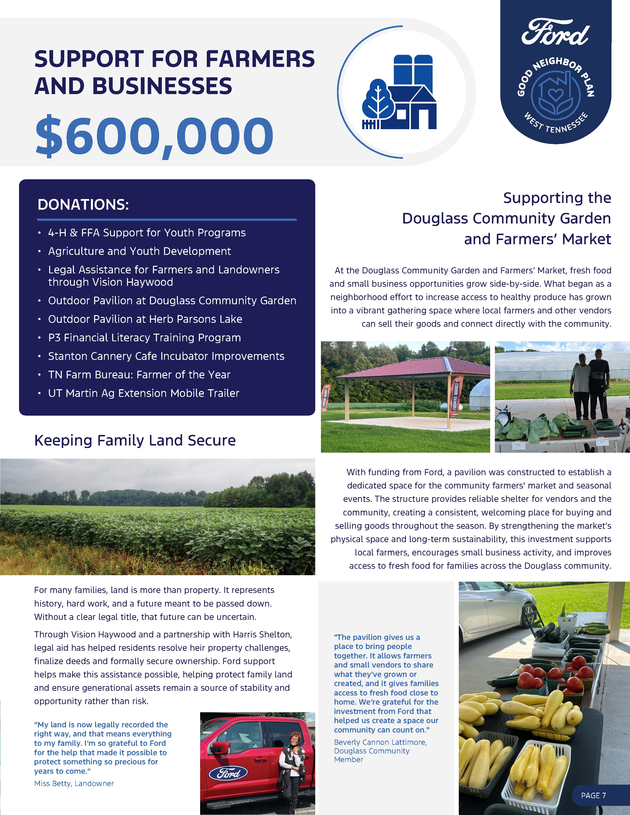 Good Neighbor Plan Progress Report Page 8